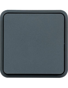 cubyko Poussoir à fermeture 1F associable gris IP55 HAGER WNA020