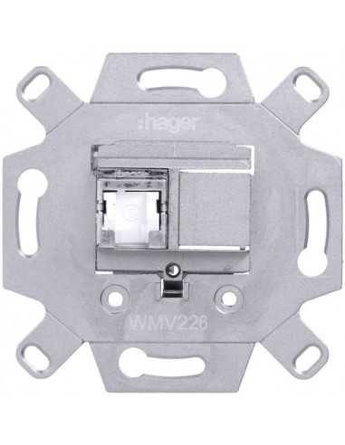 1930 RJ45 simple Cat 6 STP HAGER WMV226