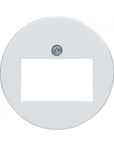 1930 Enjoliveur prise HP ou prise RJ45 alba HAGER WMV750B