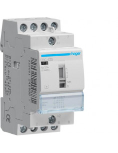 Contacteur à commande manuelle 25A. 4F. 230V HAGER ERC425