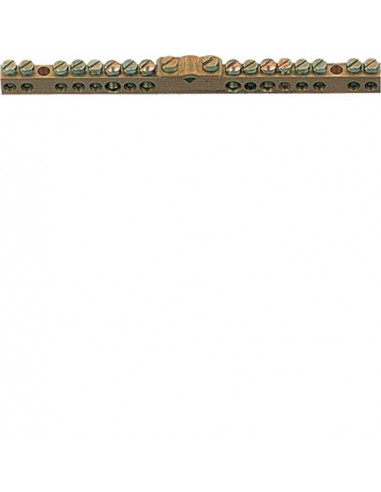 Barre sans socle 121mm 1X25-8X16-8X10mm HAGER K156
