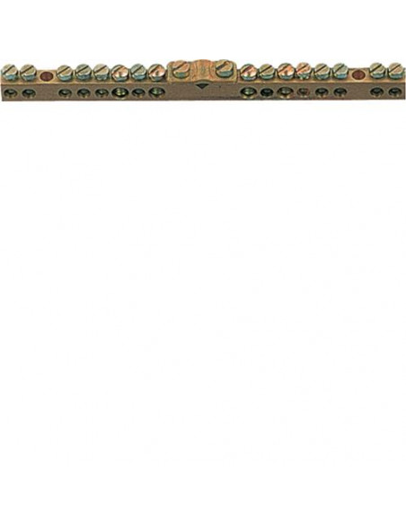 Barre sans socle 121mm 1X25-8X16-8X10mm HAGER K156