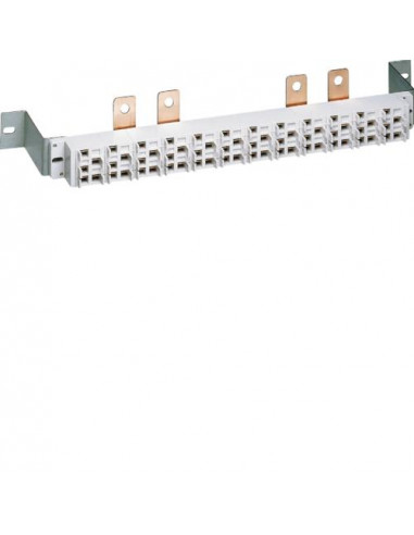Répartiteur multifiche tétrapolaire 250A HAGER KJ03A
