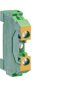 Borne de terre. 10mm². connection à vis HAGER KXA10E