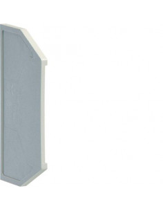 Plaque d'extrémité pour KXA35L. Couleur: gris HAGER KWE03G
