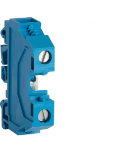 Borne de passage-neutre 16mm² 400V-76A connexion à vis HAGER KXA16N 2
