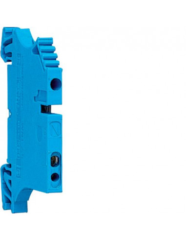 Borne de passage-neutre. 2.5mm². 800V/24A. connection à vis HAGER KXA02NH