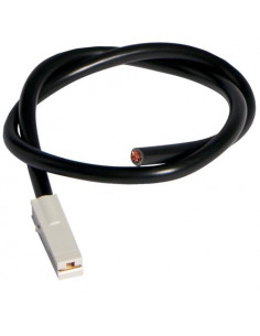 Câble de raccordement.500mm.noir.10mm².avec fiche. pour Répartiteur multifiche HAGER KZ075