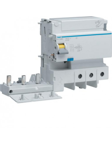 Bloc différentiel 3 Pôles 125A 30mA type AC HAGER BDC380E
