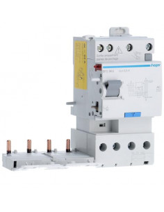Bloc différentiel double sortie 4P 63A 300mA type AC HAGER BFC863