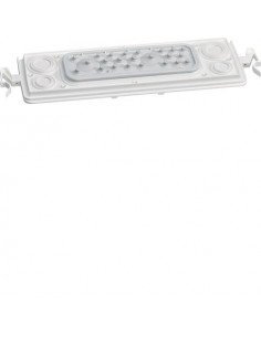 Plaque de fermeture IP41 pour coffret vega largeur 18 modules HAGER VZ003VB