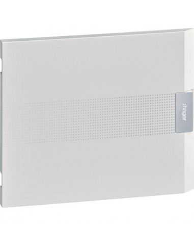 Porte opaque pour coffret vega largeur 18 modules hauteur 1 rangée HAGER VZ118P