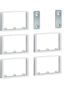 Kit de juxtaposition horizontale pour coffrets vega largeur 18 modules HAGER VZ005VB