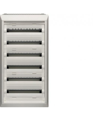 Coffret VegaD 6 rangées 144 modules h1050 HAGER FU62DN