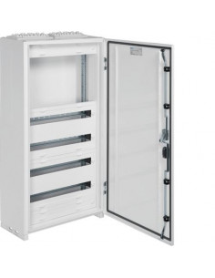 Coffret vega D à compléter+porte IP54 cl.II en saillie 4R 96m h1100xl550xp218mm HAGER FV62A