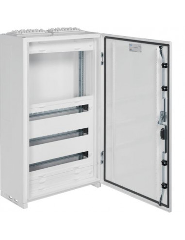 Coffret vega D à compléter+porte IP54 cl.II en saillie 3R 72mod h950xl550xp218mm HAGER FV52A