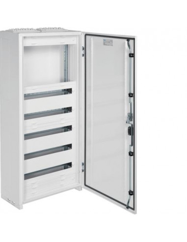 Coffret vega D à compléter+porte IP54 cl.II en saillie 5R 120m h1250xl550xp218mm HAGER FV72A