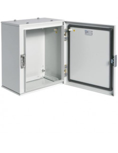 Coffret métallique orion plus étanche IP65 porte opaque h 350mm l 300mm p 200mm HAGER FL105A