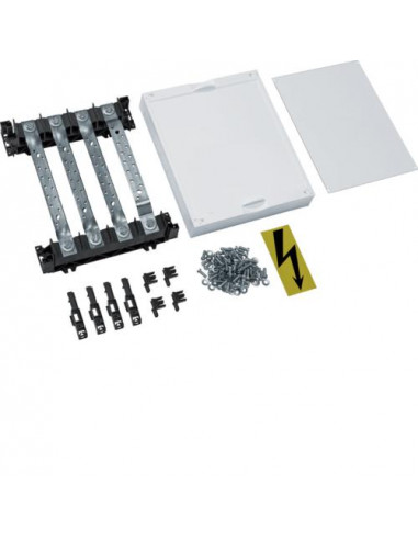 Unité équipement avec jeu de barres tétra univers cu 25x6mm 400A 1 travée h300mm HAGER UE21D3