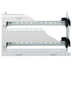 Unité équipement vega D-univers l500 h300 sans goulotte câblage 2rangées 2x24mod HAGER UD22B3