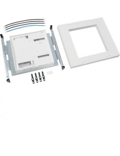 Unité équipement h 450 l500 p compteur électrique + disjoncteur triphasé 450x500 HAGER UG32F3