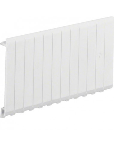 Obturateurs en bande 6 Modules. RAL 9010 HAGER JP001