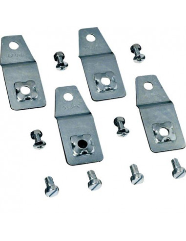 Pattes de fixation murale orion plus + vis de fixation M6x12 métalliques HAGER FL85Z