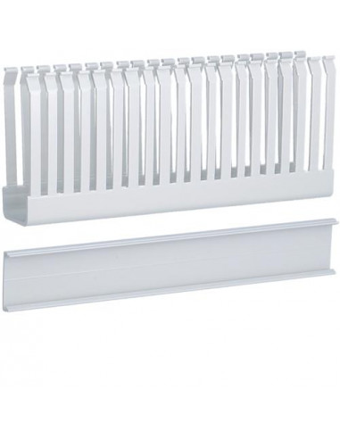 Goulotte de câblage horizontale quadro4-quadro5-quadro+acces 30x80 longueur 250 HAGER UC911