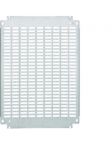 Plaque de montage perforée orion plus p FL123A-124A-229B tôle acier l 543xh780mm HAGER FL479A