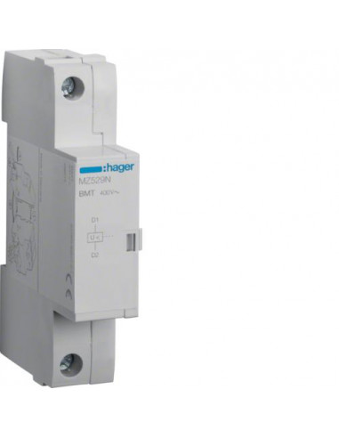 Bobine manque tension pour disjoncteur moteur 400V AC HAGER MZ529N