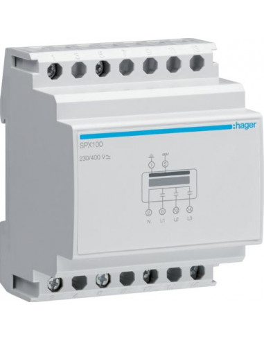 Filtre de durcissement 3P+N HAGER SPX100