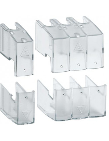 Capot cache borne 4P interrupteur 20A à 63A HAGER HZC212