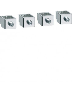 Cage de raccordement P250 Cu/Al 4P 1x 10-150mm² HAGER HYT002H 2