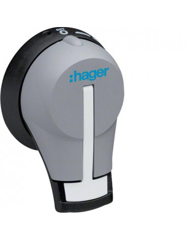 Commande débrochable sur porte p HA406N-407-408-964N-966N verrouillable HAGER HZC001