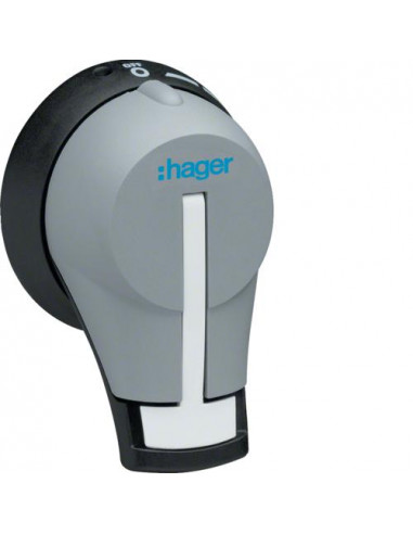 Commande débrochable sur porte pour interrupteurs 125-630A verrouillable HAGER HZC002