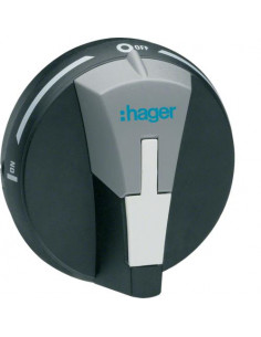 Commande débrochable sur porte pour interrupteurs 20A-100A verrouillable HAGER HZC010