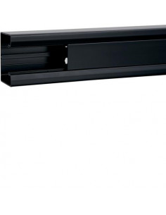 Goulotte appareillable queraz enclipsage direct h 85mm x p 56mm L200mm PVC noire HAGER GBD5008509011