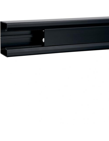 Goulotte appareillable queraz enclipsage direct h 85mm x p 56mm L200mm PVC noire HAGER GBD5008509011