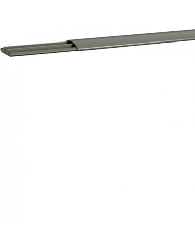 Goulotte de sol PVC 12x50 grise HAGER AK50120