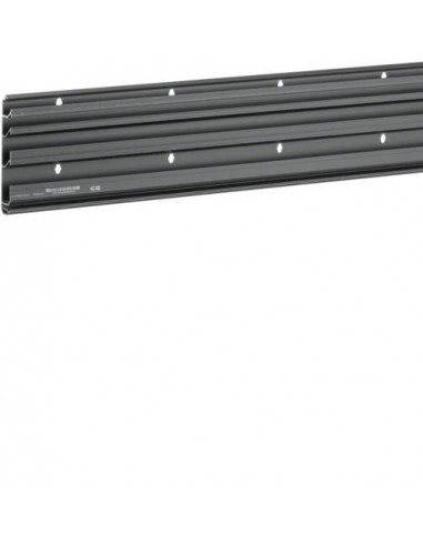 Socle plinthe SL20115 noir HAGER SL201151