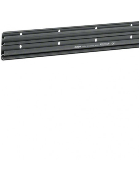 Socle pour plinthe SL 20x80mm Noir HAGER SL200801