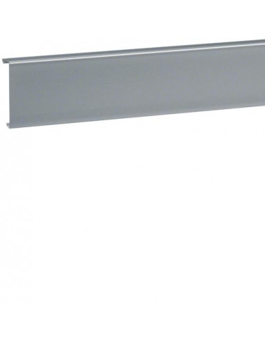 Couvercle pour plinthe SL20080 alu HAGER SL200802D1