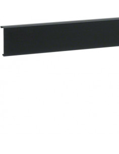 Couvercle pour plinthe SL20080 graphite noir HAGER SL2008029011