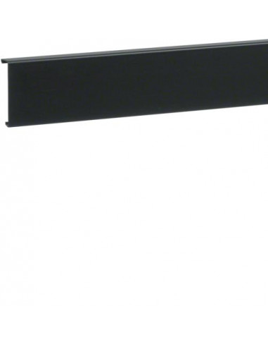 Couvercle pour plinthe SL20080 graphite noir HAGER SL2008029011