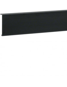 Couvercle pour plinthe SL 20x115mm Graphite Noir HAGER SL2011529011