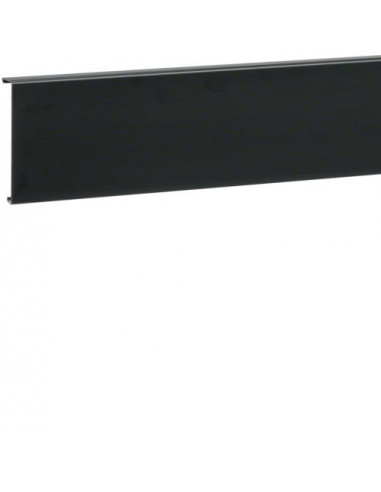 Couvercle pour plinthe SL 20x115mm Graphite Noir HAGER SL2011529011