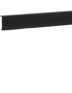 Couvercle pour plinthe SL20080 joint de mur. noir HAGER SL20080219011