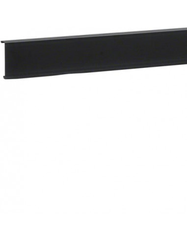 Couvercle pour plinthe SL20080 joint de mur. noir HAGER SL20080219011