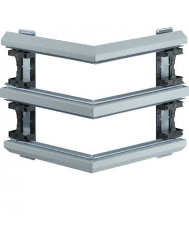 Angle extérieur pour BKIS épais 12.5mm double hauteur acier (VERZ) zingué HAGER BKIS121303DVERZ