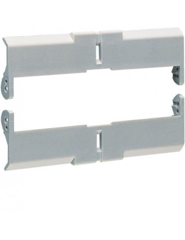 Jeu de 2 cache bornes plombable pour interrupteur différentiel 25 à 63A 4M HAGER CZN006